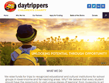 Tablet Screenshot of daytrippers.ca